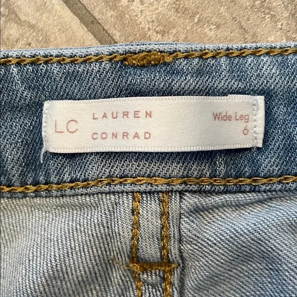 LC Lauren Conrad high waist wide leg jeans - Picture 2 of 12